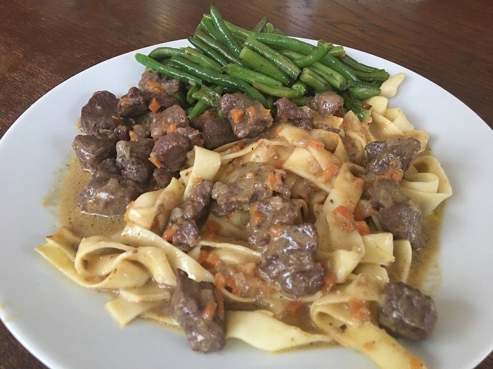 Wildgulasch mit Mangocreme| Chefkoch