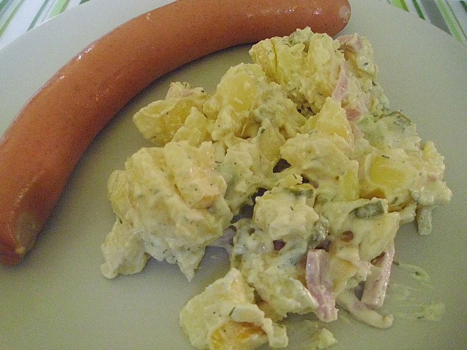 Kartoffelsalat Mit Fleischsalat Und Gewürzgurke - Cuisine Rezept