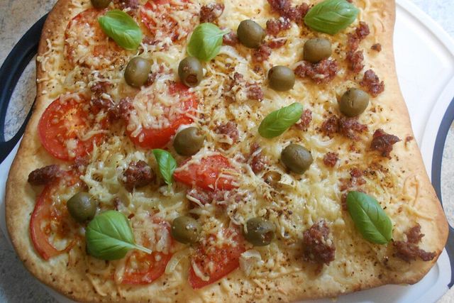 Faszinierend Schneller Pizzateig Mit Hefe Ebenbild