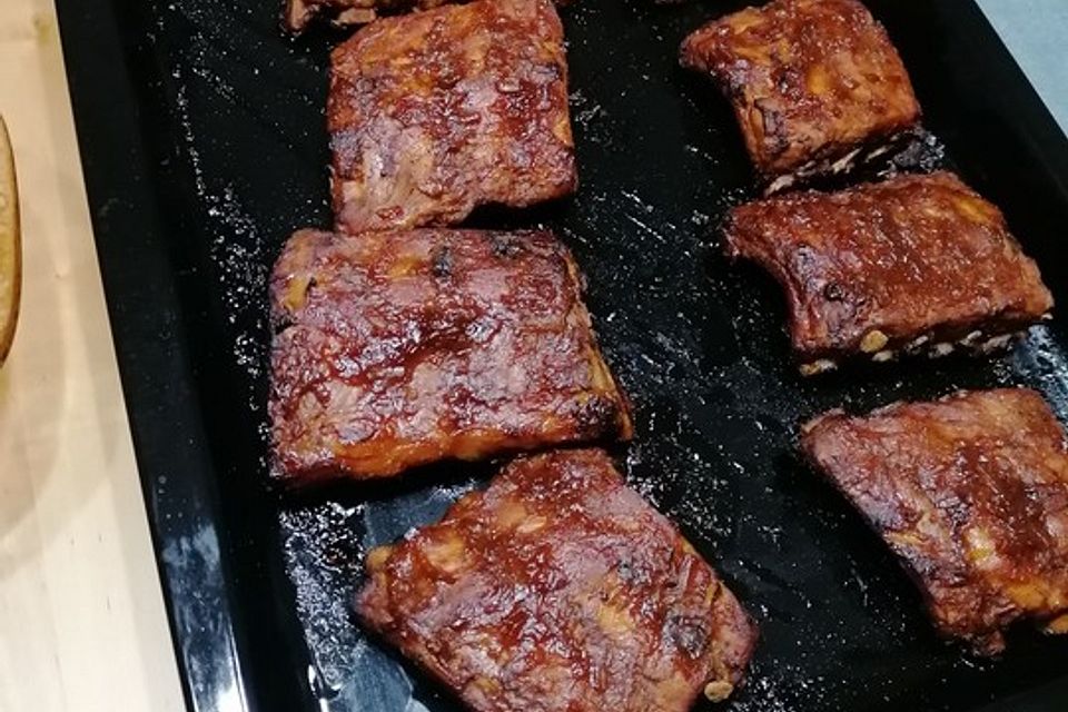 Süß - scharfe Spare Ribs