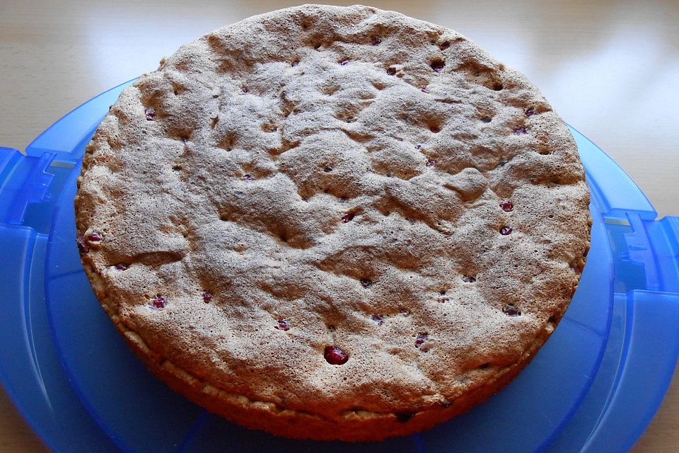 Johannisbeer - Nuss - Kuchen