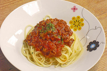 Spaghetti Mit Scharfer Soße Bolognese Von Angymausal| Chefkoch