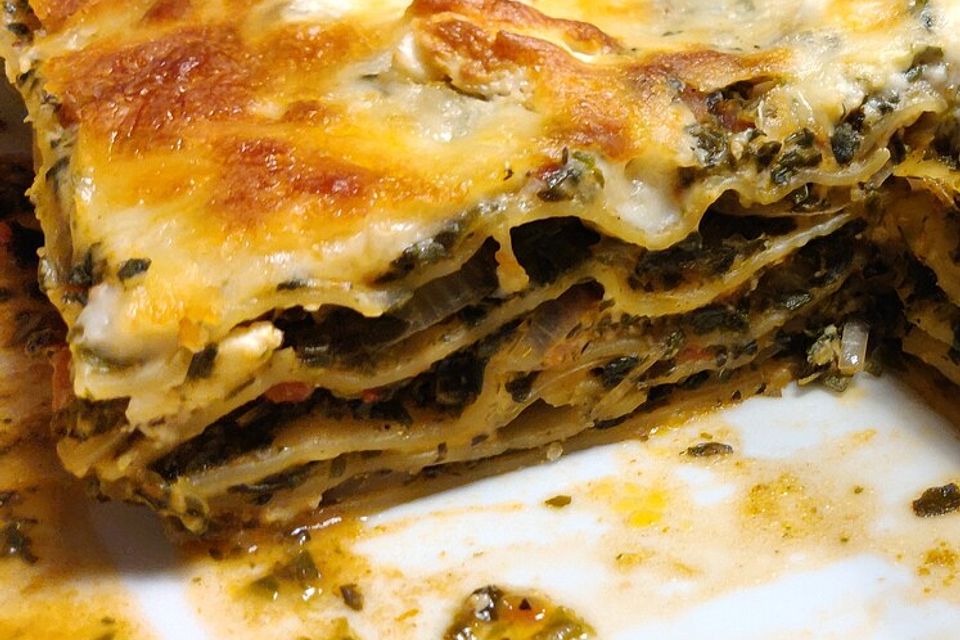 Spinatlasagne