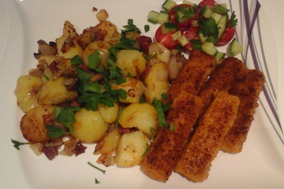 Fischstäbchenpfanne