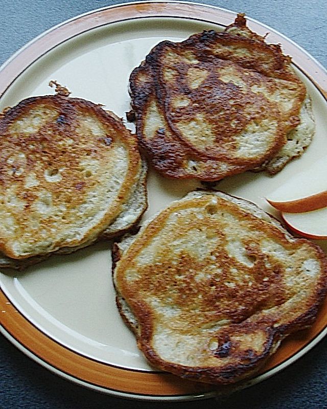Hüttenkäse - Apfel - Pancakes