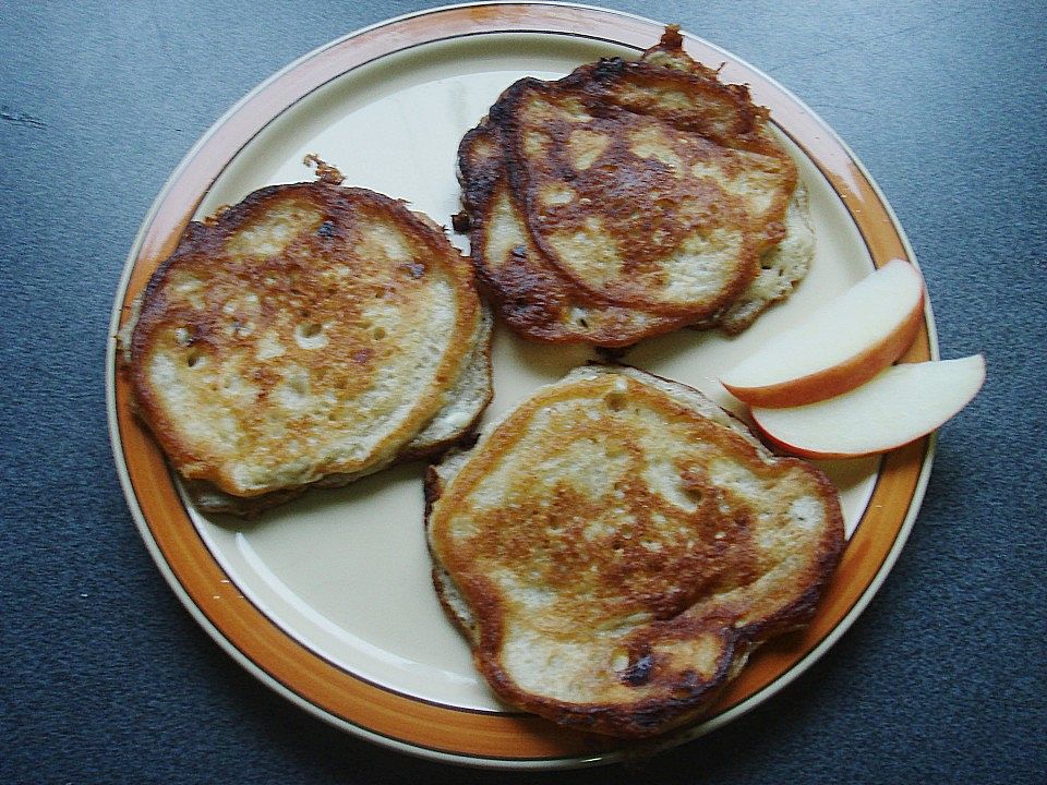 Hüttenkäse - Apfel - Pancakes von Petra Regina| Chefkoch
