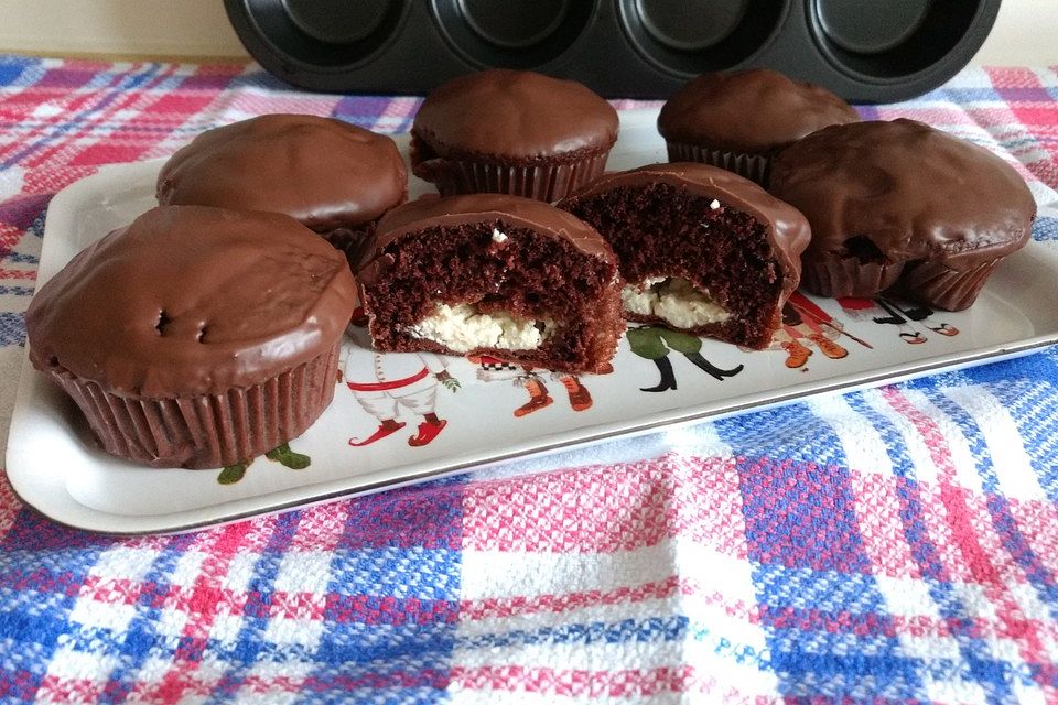 Schoko - Frischkäse Muffins