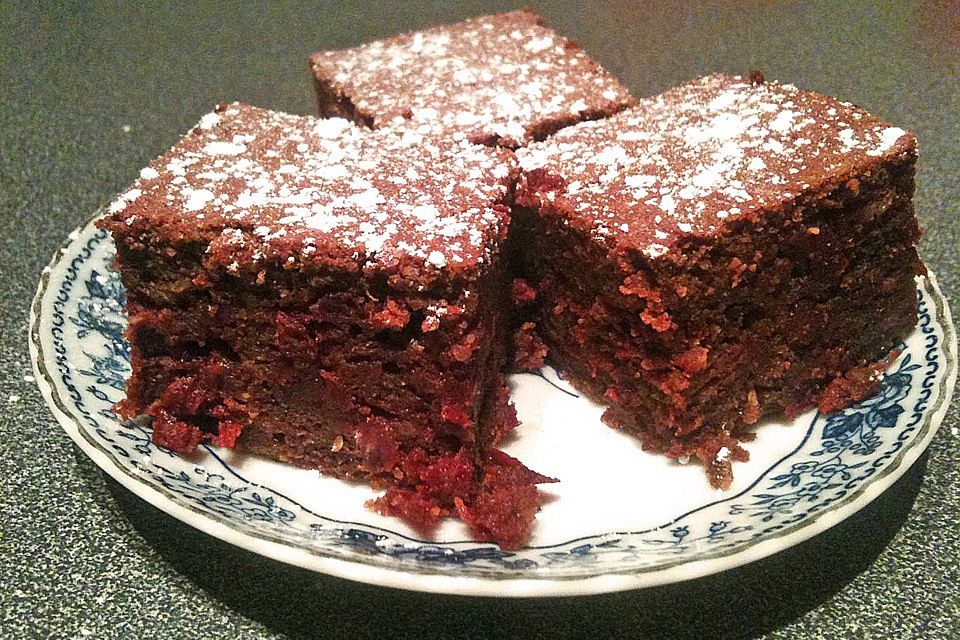 Schoko - Rote Bete Brownies