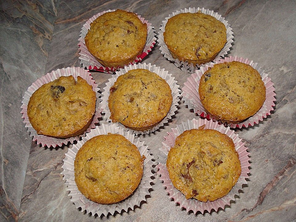 Stollenmuffins mit Datteln und Aprikosen von Corela1| Chefkoch
