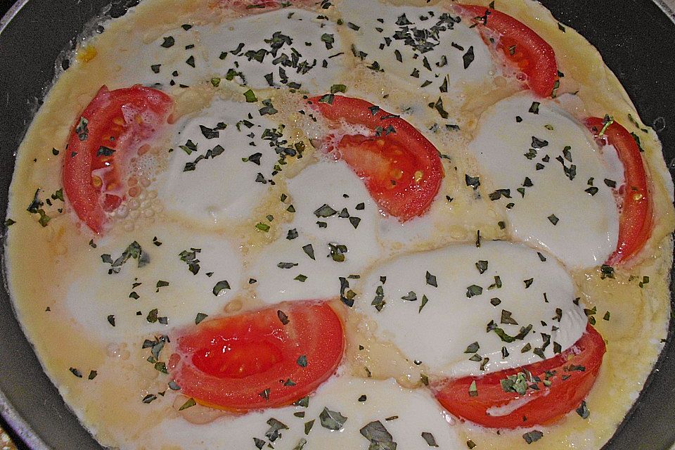 Tomaten - Mozzarella - Omelett