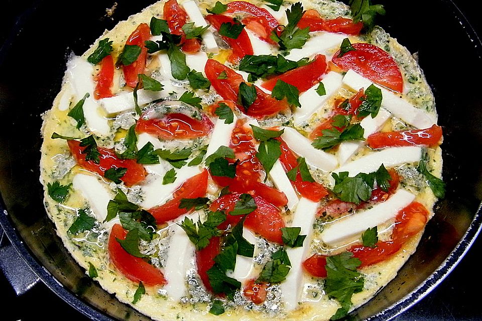 Tomaten - Mozzarella - Omelett