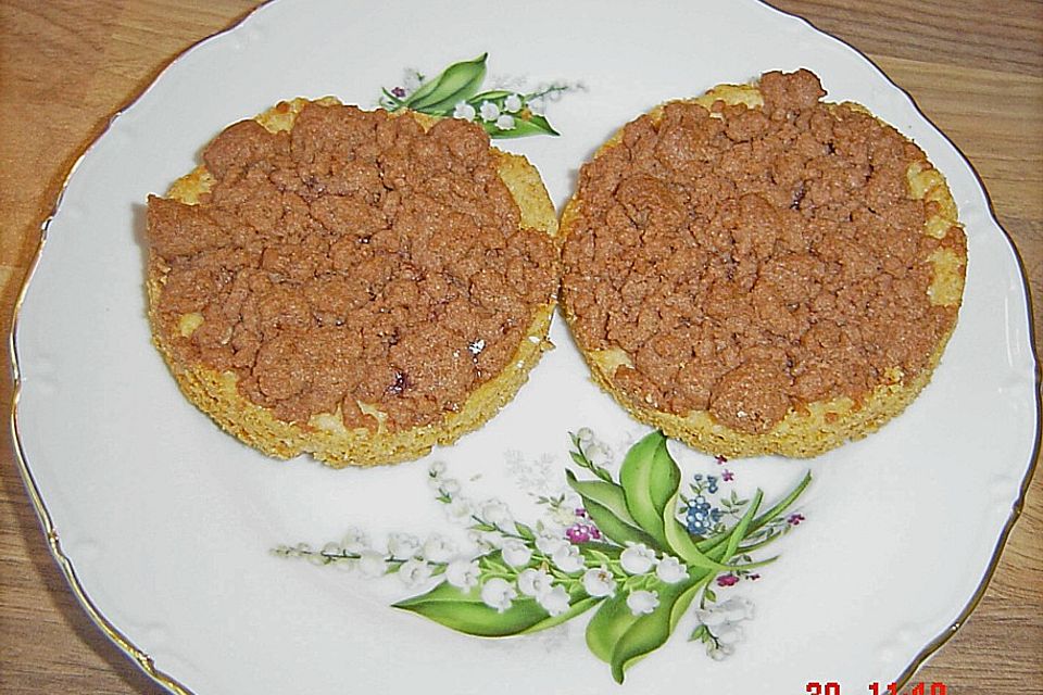 Himbeer - Schoko - Streusel - Törtchen