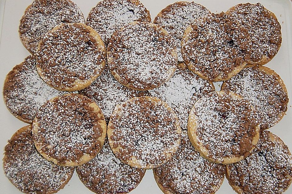 Himbeer - Schoko - Streusel - Törtchen