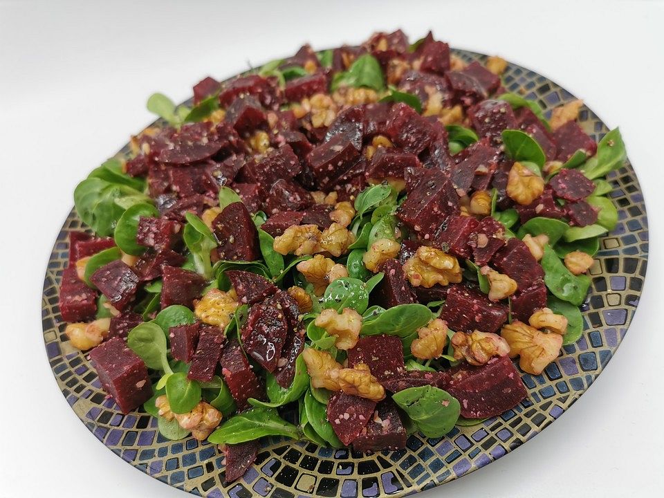 Feldsalat mit Roter Bete von drossel| Chefkoch