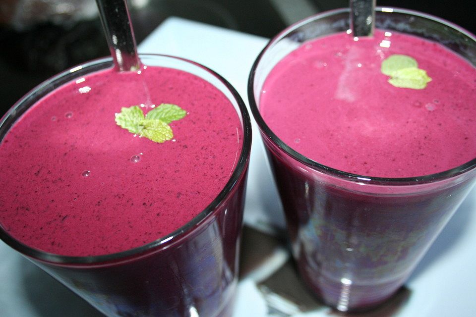 Blaubeer - Smoothie