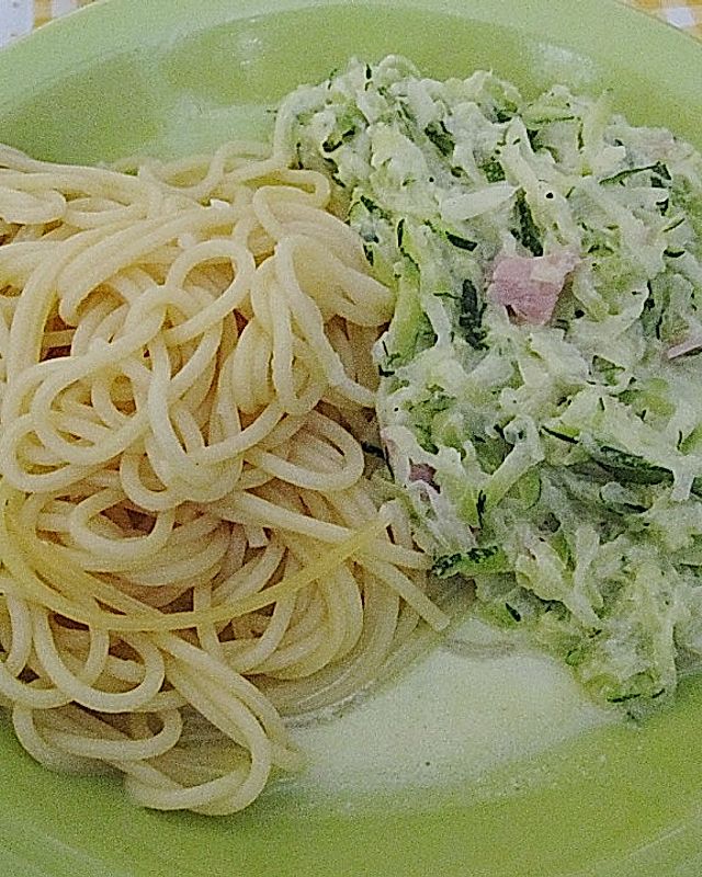 Zucchini - Nudelsauce