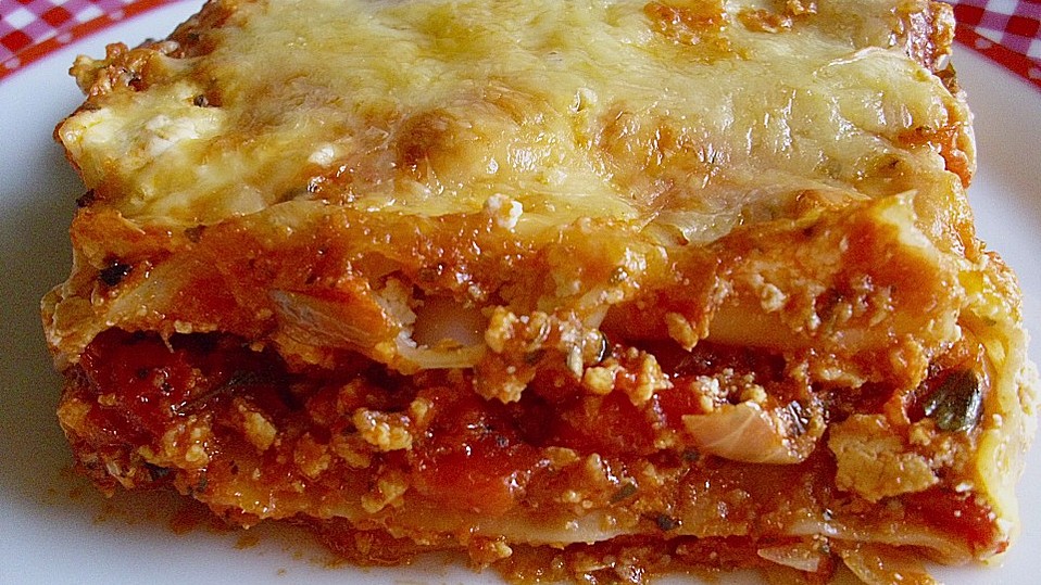 Vegetarische Lasagne mit Tofu von BlumentopfFlouw