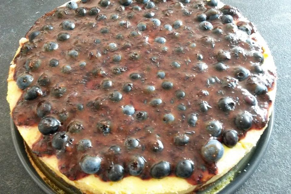 Beerenkuchen mit Vanillecreme