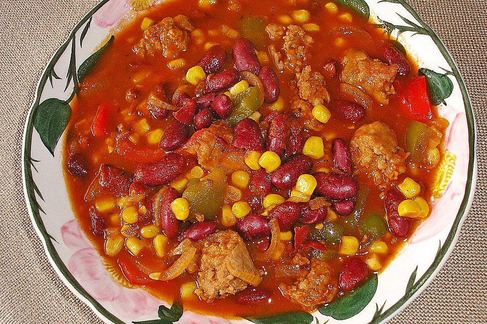 Chili con Carne y Pimiento