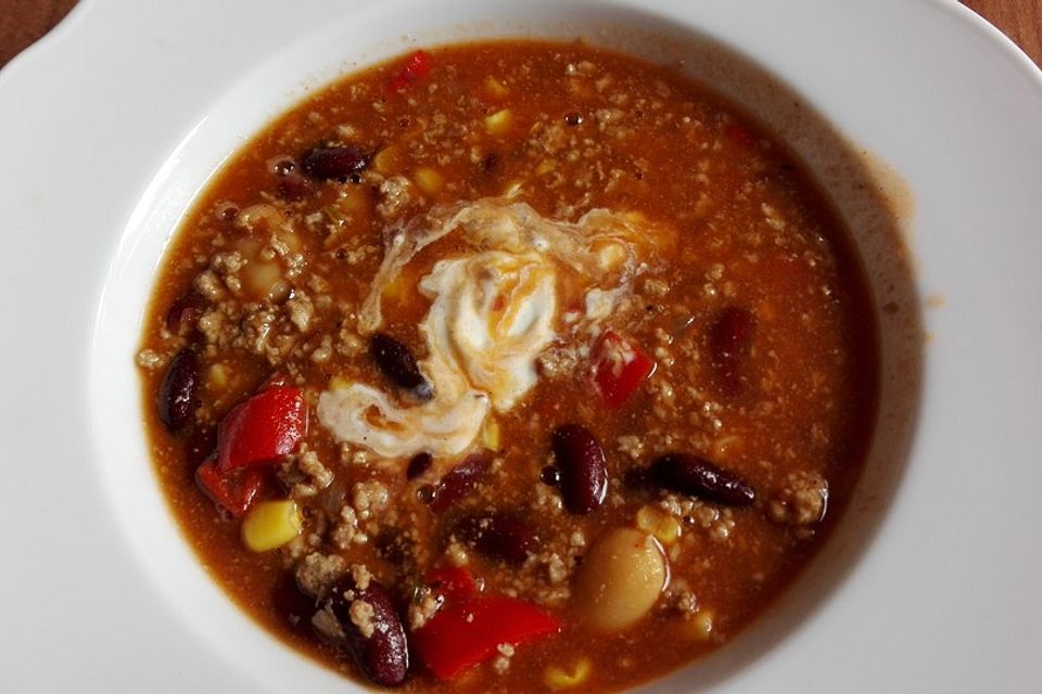 Chili con Carne y Pimiento