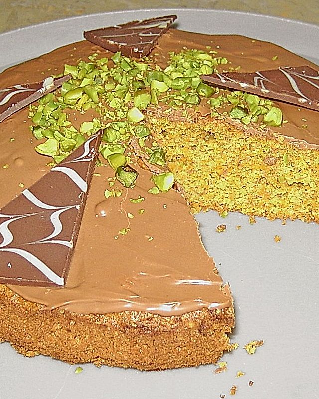 Kürbis - Mandel - Kuchen mit Amaretto
