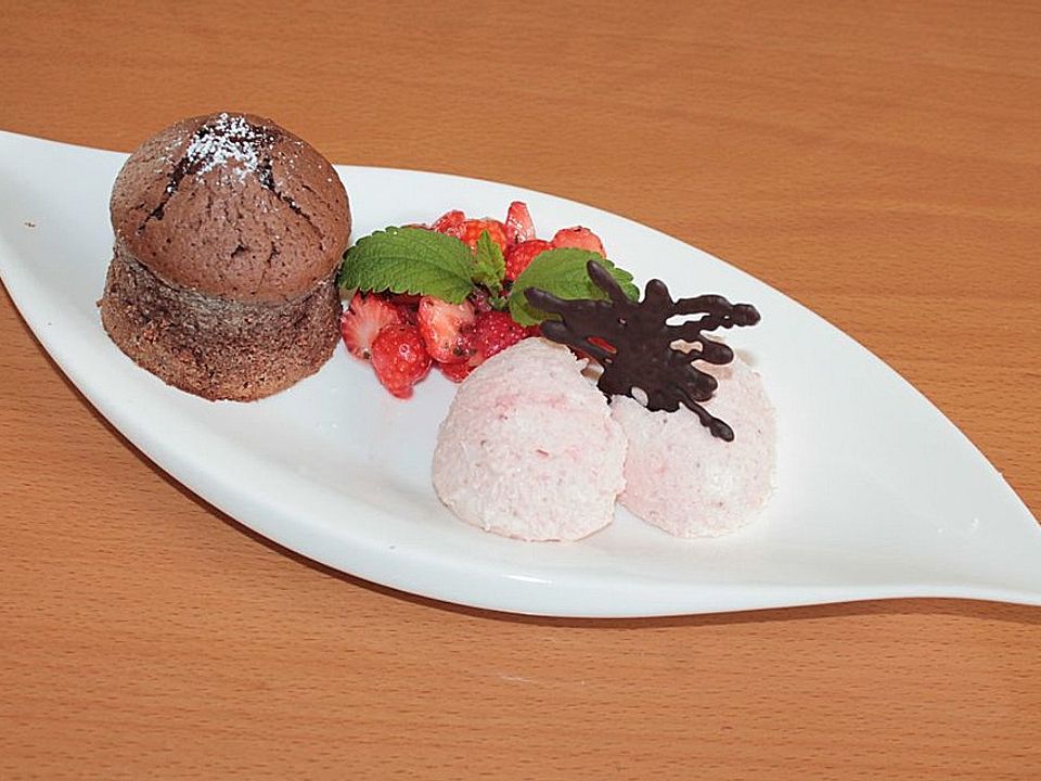 Halbflüssiger Schokoladenkuchen von Tisi| Chefkoch
