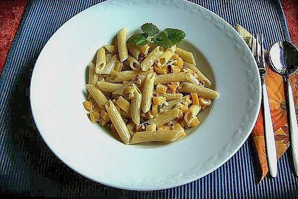 Kürbis - Penne - Auflauf