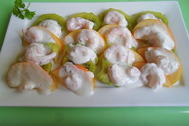 Avocado - Kiwi - Salat mit Krabben von souzel| Chefkoch