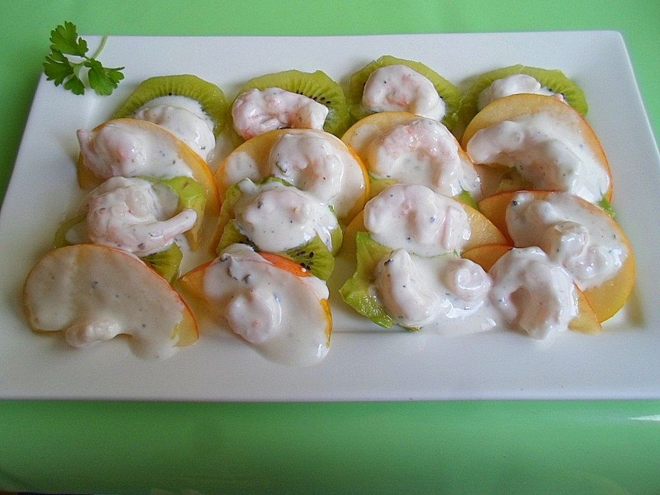 Avocado - Kiwi - Salat mit Krabben von souzel| Chefkoch