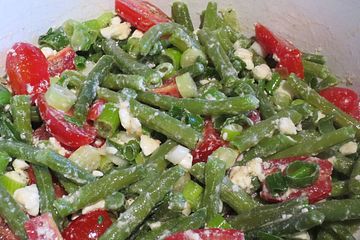 Tomaten Bohnen Salat Mit Feta Von Dieter1954 Chefkoch