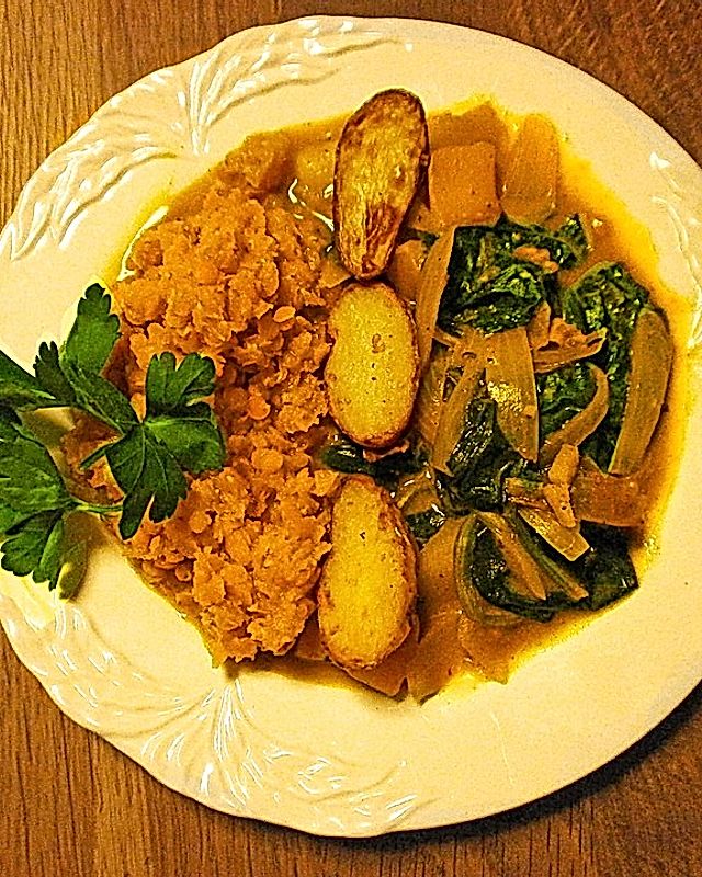 Mango - Spinat - Curry