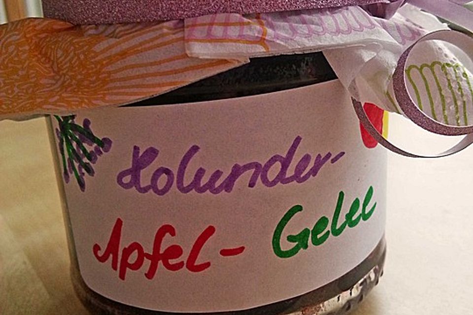 Holunder - Apfel - Gelee