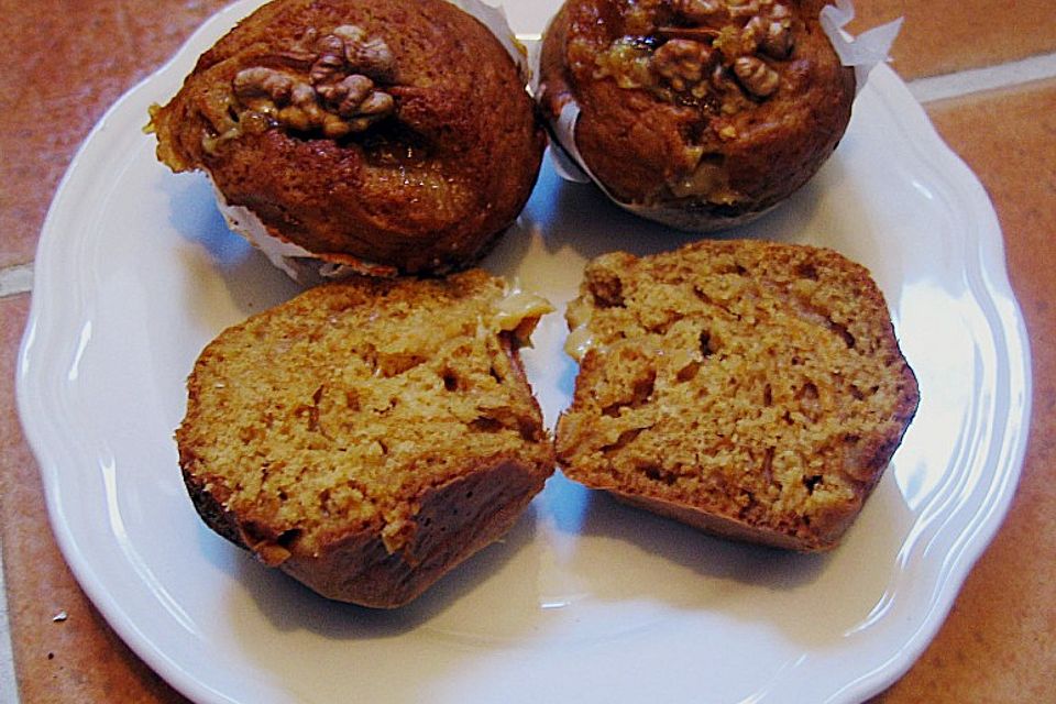 Herb - süße Kürbis - Zichorien - Muffins