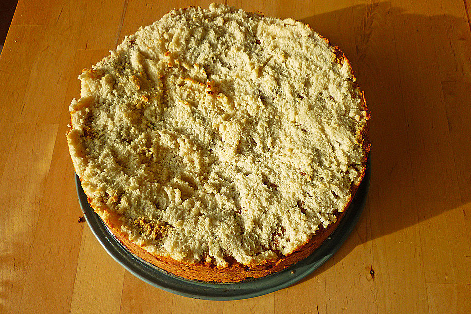 Apfelkuchen mit Mandel - Honig Glasur