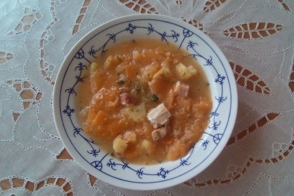 Steckrübensuppe auf ostpreußische Art