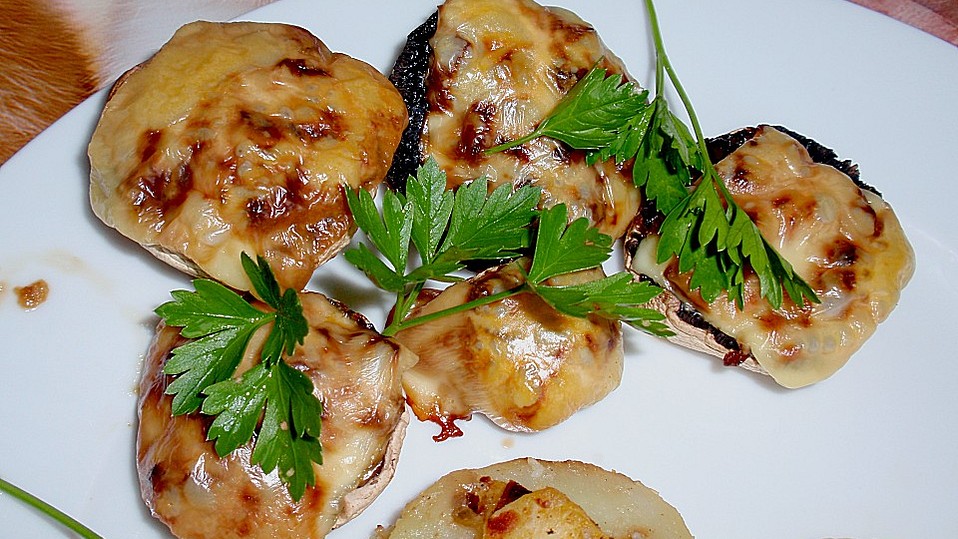 Überbackene Champignonköpfe von Metta Überbackene Champignonköpfe von Metta