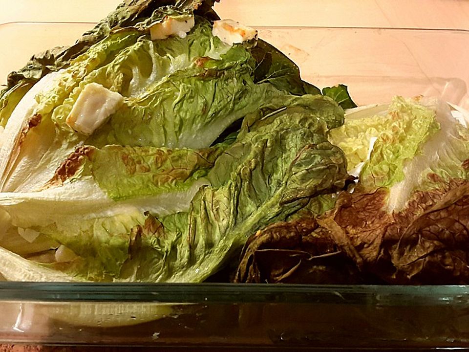 Salatherzen (Romana) gefüllt mit Feta - Käse von KochendeKiri| Chefkoch