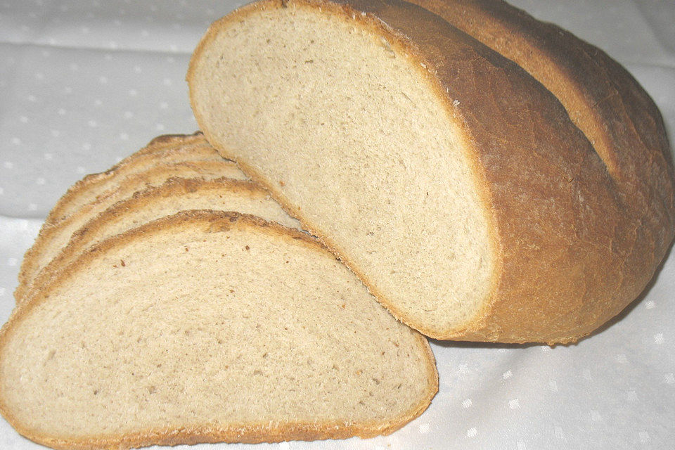 Einfaches Bauernbrot