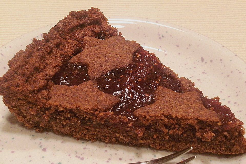 Linzer Torte mit Schokoschraps