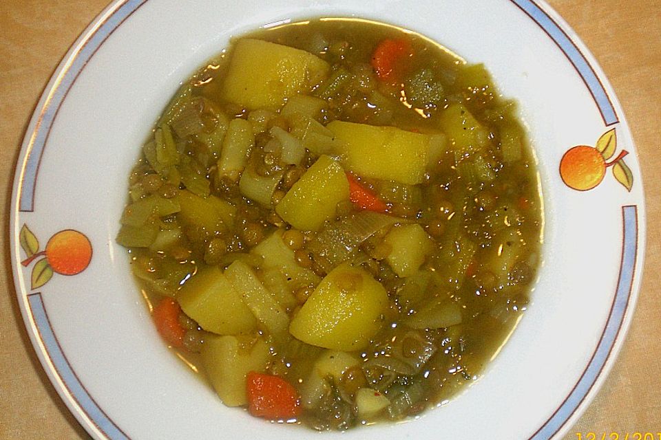 Pastinaken - Linsen - Suppe pikant