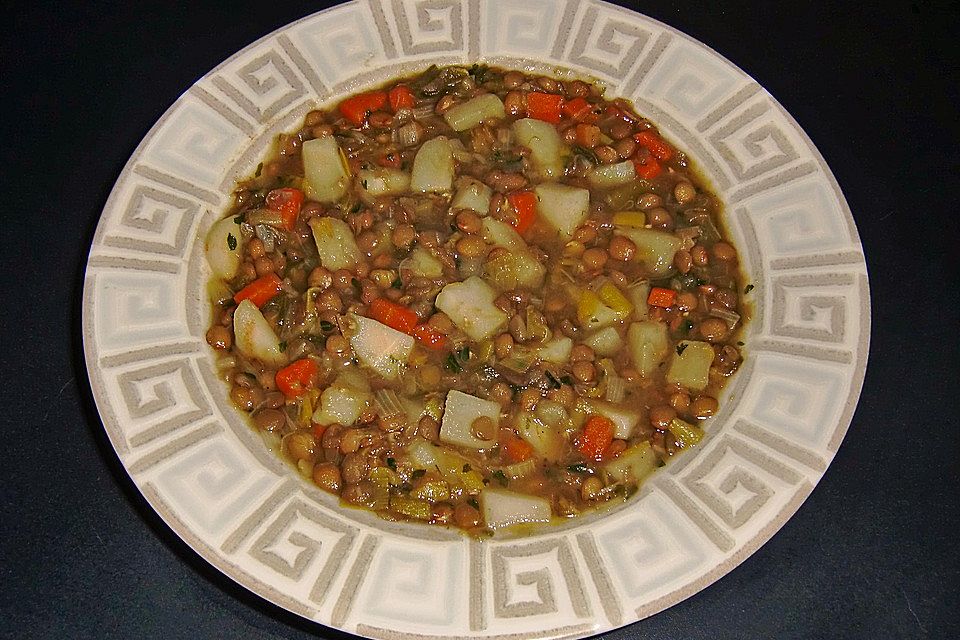 Pastinaken - Linsen - Suppe pikant