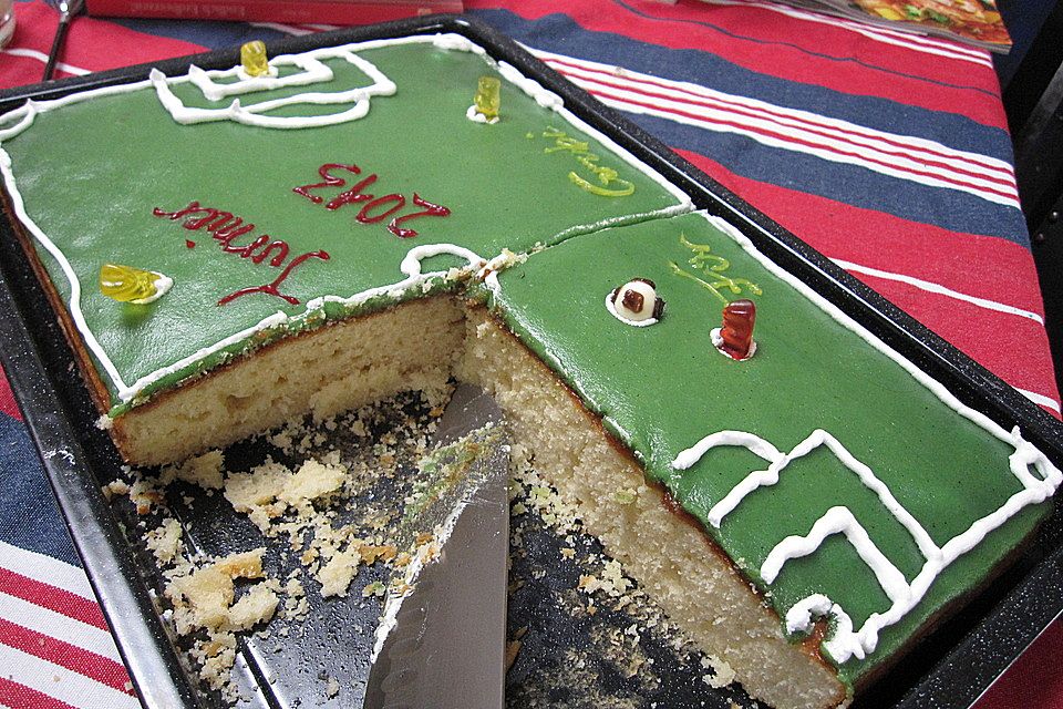 Fußballtorte