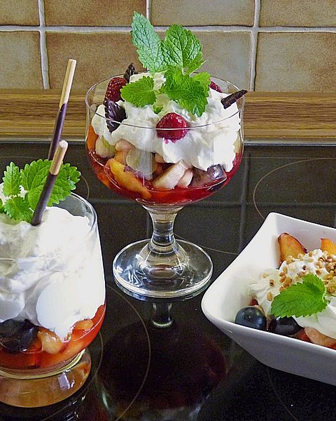 Obstsalat mit Eierlikör - Creme von DanaFee