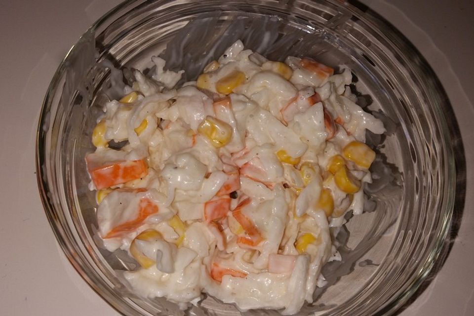 Rettich - Surimi Salat