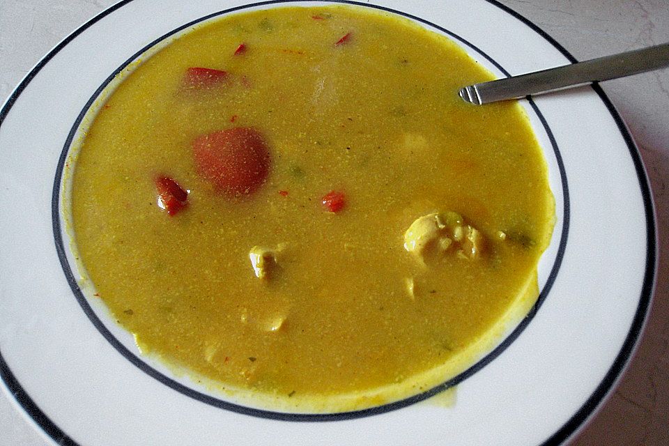 Asiatische Hühnersuppe