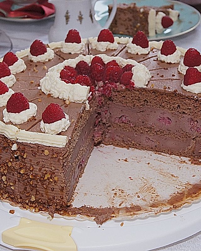 Schokolade - Himbeer - Torte