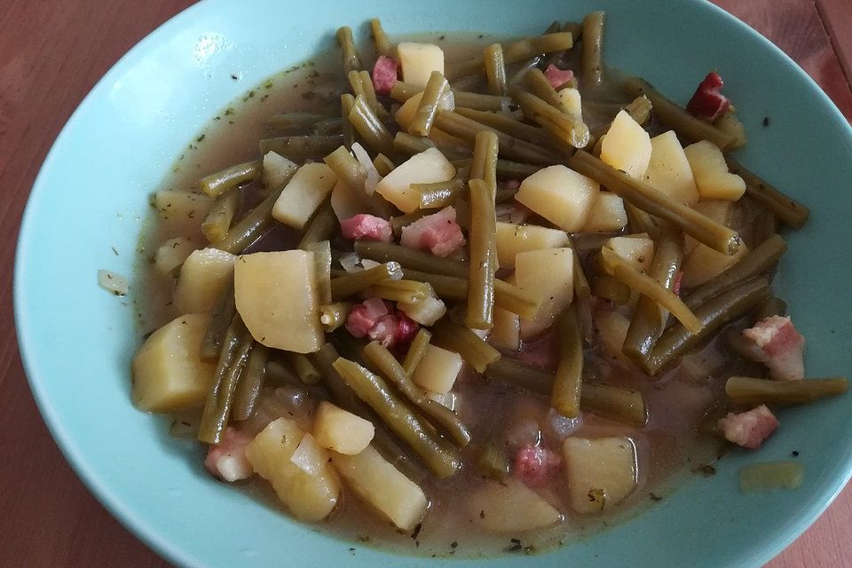 Kartoffel - Bohnen - Suppe