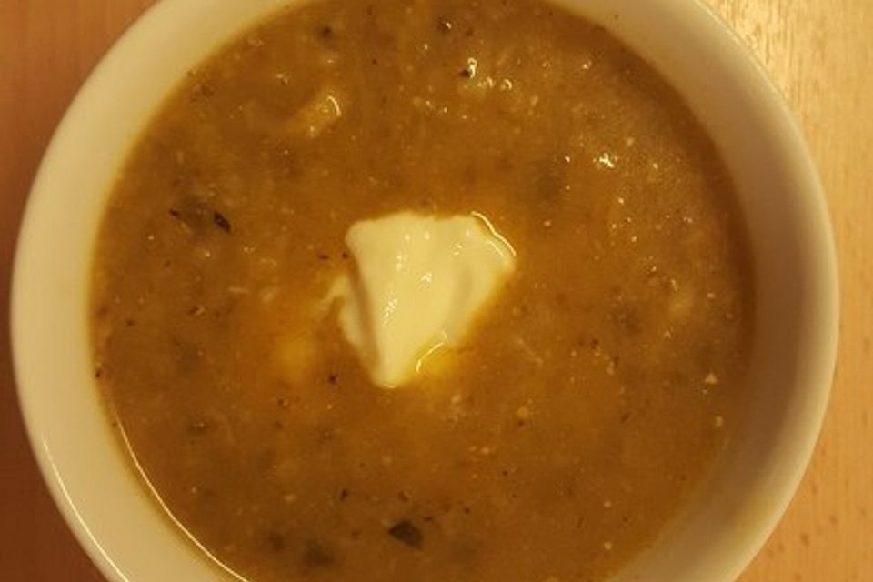 Wiener Kartoffelsuppe mit Pilzen