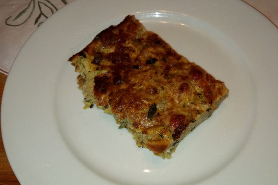 Zucchini - Käse - Kuchen