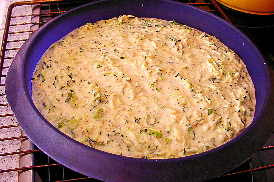 Zucchini - Käse - Kuchen